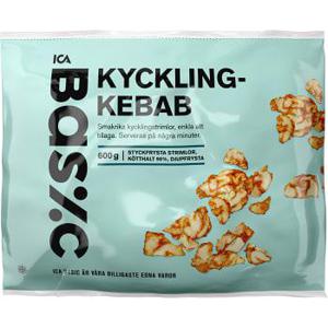 ICA Basic Kycklingkebab 600g