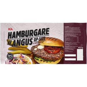 ICA Angusburgare QP-size 4-p 452g