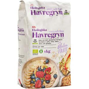 ICA Havregryn Glutenfri Ekologisk 1000g