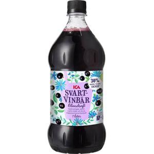 ICA Blandsaft Svartvinbär Högkoncentrerat 1l