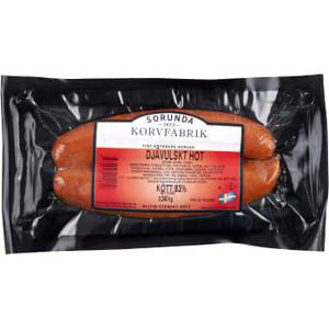 Sorunda Korvfabrik Djävulsk hot 240g