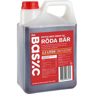 ICA Basic Saft Röda bär 2,5l