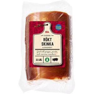 ICA Rökt skinka bit ca 500g