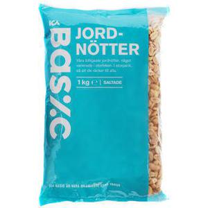 ICA Basic Jordnötter 1kg