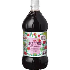 ICA Blandsaft Hallon Högkoncentrerat 1l