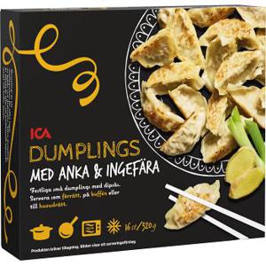 ICA Dumplings Anka & ingefära Fryst 16-p 320g