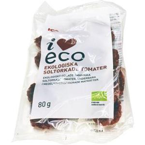 ICA I love eco Soltorkade tomater Ekologiska 80g