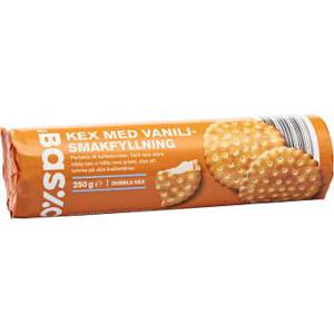 ICA Basic Kex med Vaniljsmakfyllning 250g