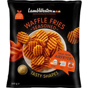Lamb Weston Pommes frites Waffle Fries Kryddad Fryst 600g