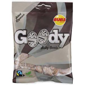 Bubs Goody Salted Liquorice 90g  Godis