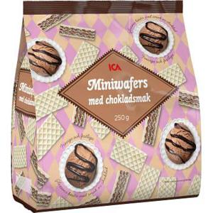 ICA Miniwafers med choklad 250g