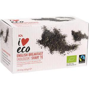 ICA i love eco Te English Breakfast Ekologisk 20-p