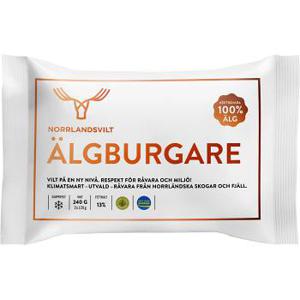 Norrlandsvilt Älgburgare 13% 240g