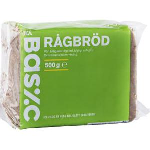 ICA Basic Rågbröd Skivat 500g