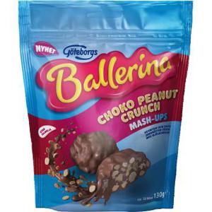 Ballerina Choko Peanut Crunch Mash-Ups 130g Göteborgd