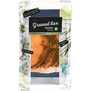 ICA Gravad Lax skivad ASC 100g