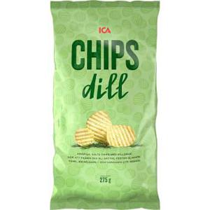 ICA Dillchips 275g