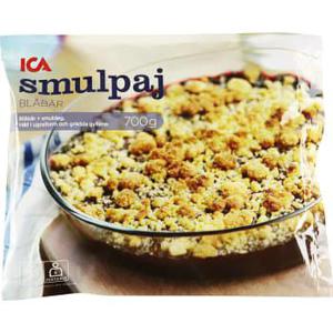 ICA Smulpaj Blåbär Fryst Bakmix 700g