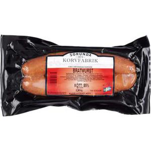 Sorunda Korvfabrik Bratwurst 240g