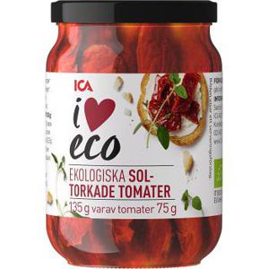 ICA I love eco Soltorkade tomater Ekologisk 135g