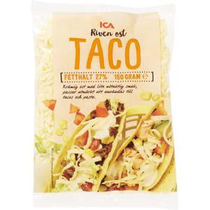 ICA Tacoost Riven 150g