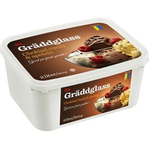 ICA Gräddglass Choklad vanilj & apelsin 2l