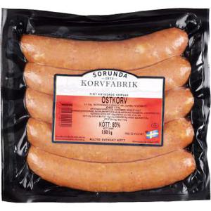 Sorunda Korvfabrik Ostkorv 600g