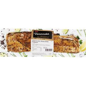 ICA Makrill Varmrökt Peppar ca 195g