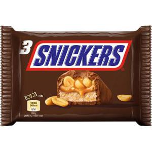 Snickers Chokladbar 3-pack