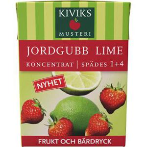 Kiviks Musteri Frukt- & bärdryck Jordgubb & lime 200ml