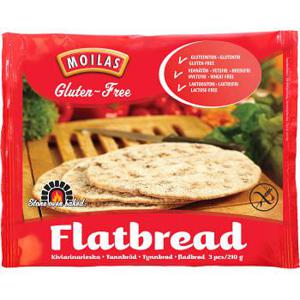 Moilas Tunnbröd Stenrostat Fryst 210g