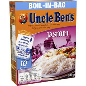 Uncle Bens Boil in bag Jasminris 500g