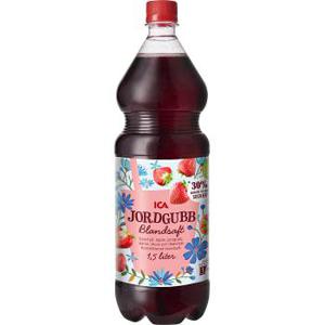 ICA Blandsaft Jordgubb 1,5l