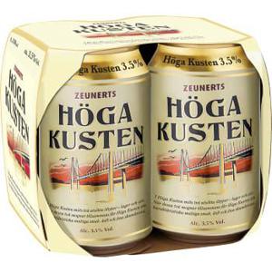 Zeunerts Öl Höga Kusten 3,5% 33cl 4-p