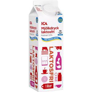 ICA Mjölkdryck Laktosfri 3% 1l
