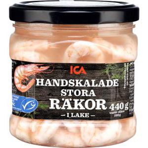 ICA Räkor Handskalade stora i lake 200g