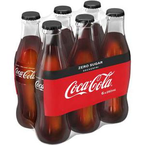 Coca Cola Läsk  Zero 25cl 6-p