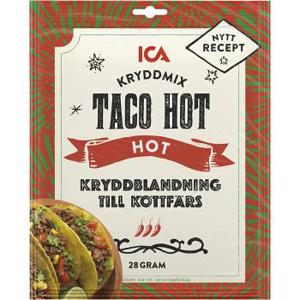 ICA Kryddmix Taco Hot 28g