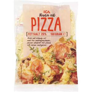 ICA Pizzaost Riven 26% 150g