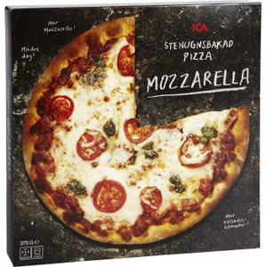 ICA Stenugnsbakad pizza Mozzarella Fryst 375g