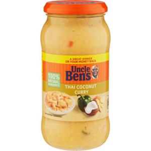 Uncle Ben's Thai Coconut Currysås 450g Uncle Bens