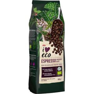 ICA I love eco Espresso Hela bönor Ekologisk 500g