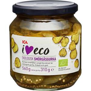 ICA I love eco Gurka Skivad Gammaldags Ekologisk 360g