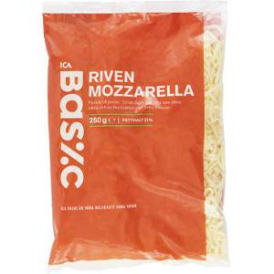 ICA Basic Mozzarella riven 250g