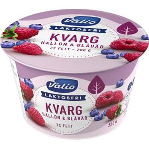 Valio Eila Kvarg Hallon & blåbär Laktosfri 200g
