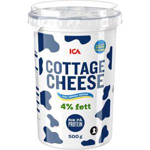 ICA Cottage cheese Naturell 4% 500g