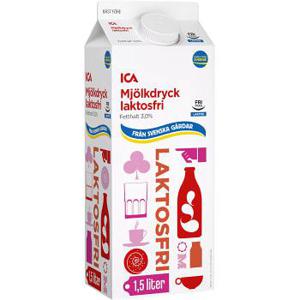 ICA Mjölk 3% Laktosfri 1,5l