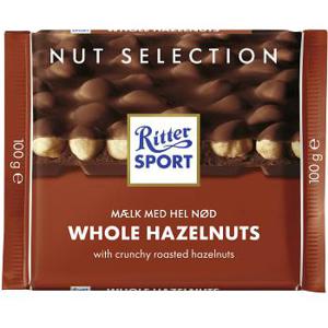 Ritter Choklad Hasselnöt 100g