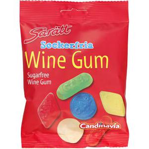 CANDINAVIA Winegum Sårätt sockerfria 80g