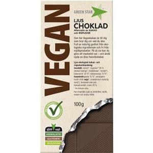 Greenstar Chokladkaka Ljus Vegan Ekologisk 100g